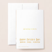 Deze vent een geweldige vader, grappige spreuk Vad Folie Kaarten (Met envelop)