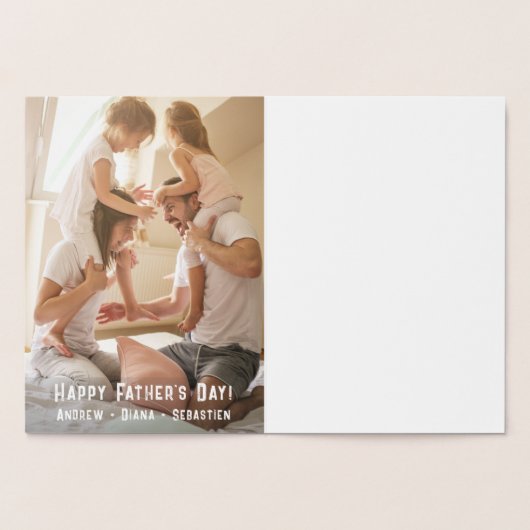 Deze vent een geweldige vader, grappige spreuk Vad Folie Kaarten (Binnen)