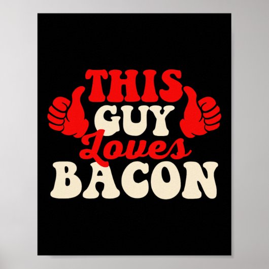 Deze vent houdt van Con - Con liefhebber Bbq varke Poster (Voorkant)