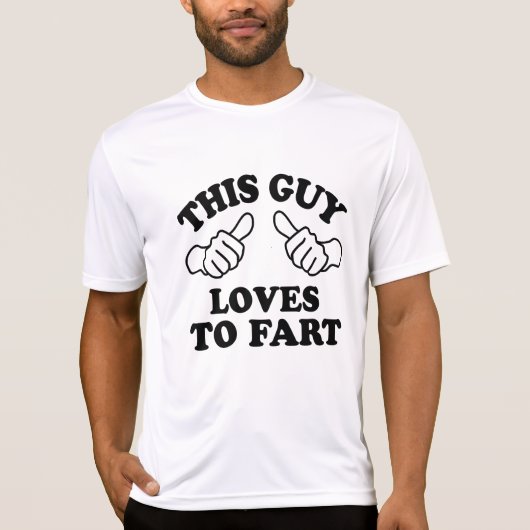 Deze vent houdt van flauwvallen t-shirt (Voorkant)