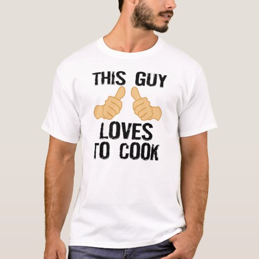 Deze vent houdt vanTo Cook T-shirt (Voorkant)