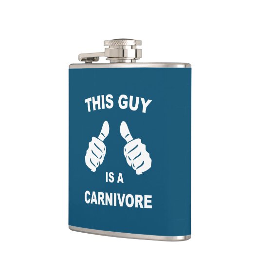 Deze vent is een Carnivore Heupfles (Links)