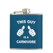 Deze vent is een Carnivore Heupfles (Voorkant)