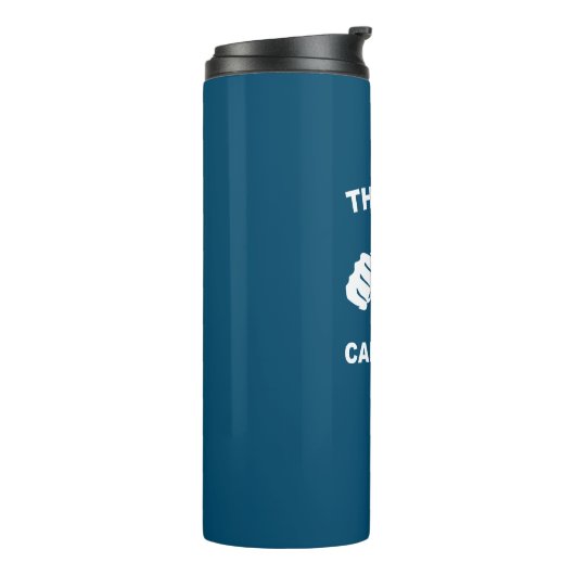 Deze vent is een Carnivore Thermosbeker (Gedraaid links)