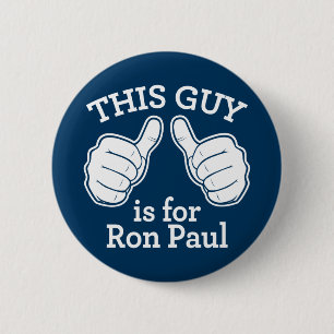 Deze vent is voor Ron Paul Button