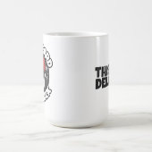 Deze vent levert een grappig wit-olifant-cadeau va magische mok (Midden)