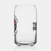 Deze vent levert! Grappige Kerstcocktail Blikvorm Glas (Links)