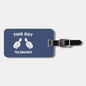 Deze vent Telemarks Bagagelabel (Voorkant horizontaal)