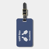 Deze vent Telemarks Bagagelabel (Voorkant verticaal)