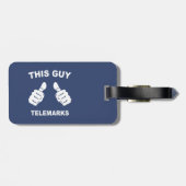 Deze vent Telemarks Bagagelabel (Achterkant horizontaal)