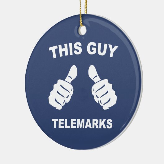 Deze vent Telemarks Keramisch Ornament (Links)