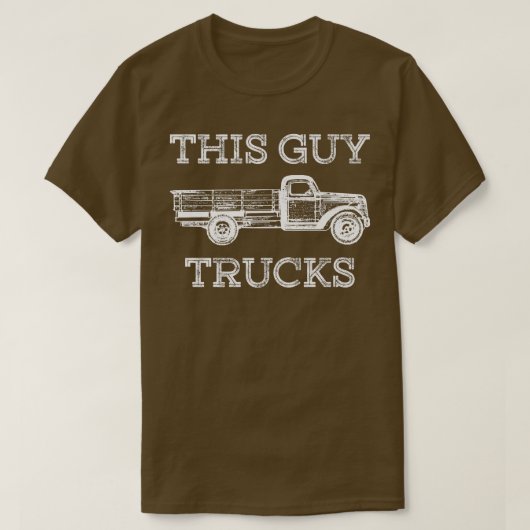 Deze vent Trucks Funny Truck T-shirt (Design voorkant)