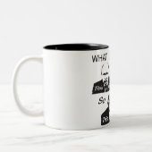 Deze vent tweekleurige koffiemok (Links)