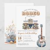 Deze verf op mijn eerste rodeo is mijn tweede verj kaart (Voorkant / Achterkant)