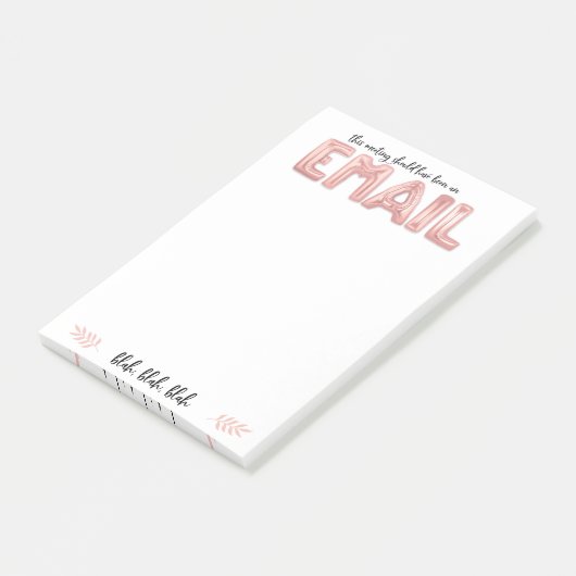 Deze vergadering had een e-mail moeten zijn: post- post-it® notes (Schuin)