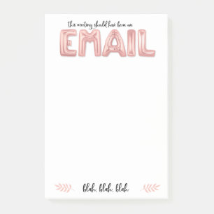 Deze vergadering had een e-mail moeten zijn: post- post-it® notes