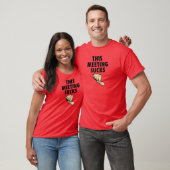 Deze vergadering is klote. Duimen naar beneden! T-shirt (Unisex)