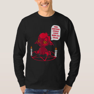 Deze vergadering kon een e-mailwerk van de Kantoor T-shirt
