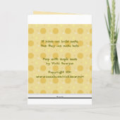 Deze verjaardagskaart bezorgen kaart (Achterkant)