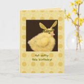 Deze verjaardagskaart bezorgen kaart (Gele Bloem)