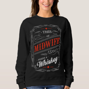 Deze verloskundige heeft een Whisky nodig Doula H Trui