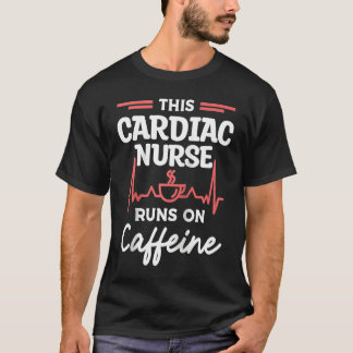 Deze verpleegkundige voor hart- en vaatziekten dra t-shirt