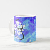 Deze verpleegster heeft een naam van het nap Funny Koffiemok (Voorkant links)