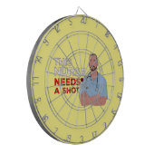 Deze verpleegster heeft een schok nodig dartbord (Voorkant Links)