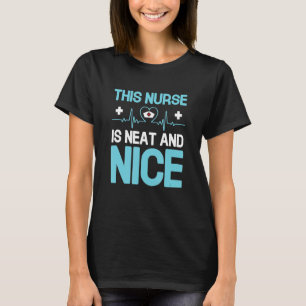 Deze verpleegster is een mooi medisch werkersregis t-shirt