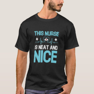 Deze verpleegster is een mooi medisch werkersregis t-shirt
