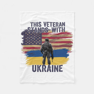 Deze veteraan staat achter Oekraïne 10 Fleece Deken