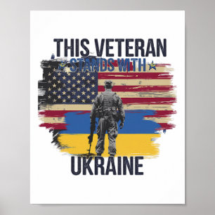 Deze veteraan staat achter Oekraïne 15 Poster
