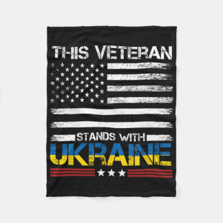 Deze veteraan staat achter Oekraïne 1 Fleece Deken