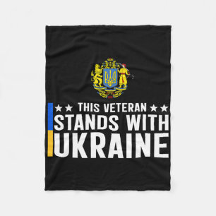 Deze veteraan staat achter Oekraïne 5  Fleece Deken