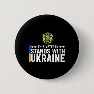 Deze veteraan staat achter Oekraïne 5 Ronde Button 5,7 Cm