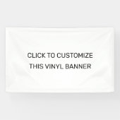 DEZE VINYLBanner AANPASSEN Spandoek (Horizontaal)