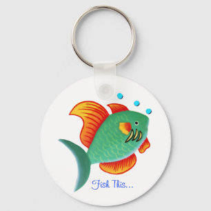 Deze vis sleutelhanger