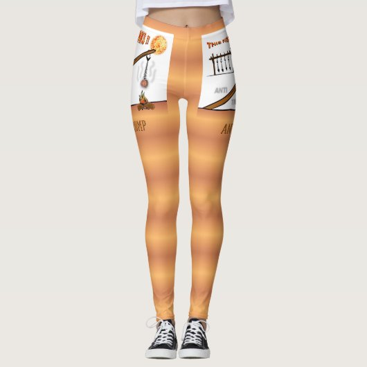 Deze vis stinkt! / antitrump, leggings (Voorkant)