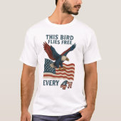 Deze vogel vliegt elke 4e t-shirt (Voorkant)