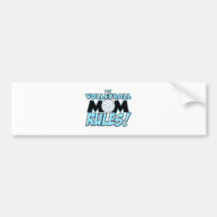 Deze Volleyball Ma Rules.png Bumpersticker