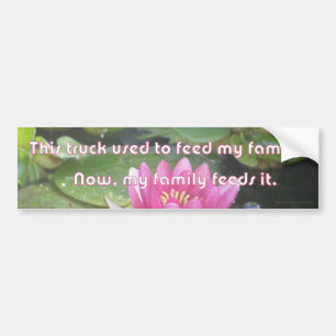 Deze vrachtwagen voedde mijn familie bumpersticker