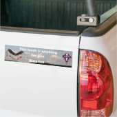 Deze vrachtwagen werkt voor jou bumpersticker (Op Truck)