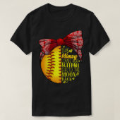 Deze vrouw houdt van haar Softball Softball T-shirt (Design voorkant)