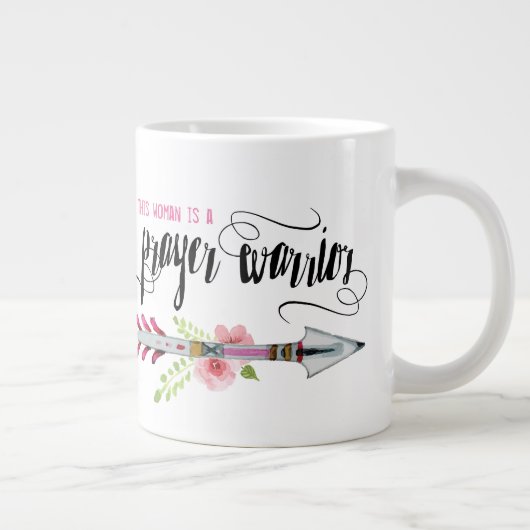 Deze vrouw is een gebed krijger Mok (Rechts)