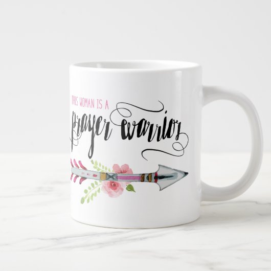 Deze vrouw is een gebed krijger Mok (Rechts)