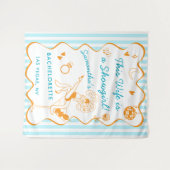 Deze vrouw is een showgirl Bach tijdperk vrijgezel Wandkleed (Voorkant (horizontaal))