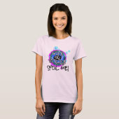 Deze vrouw is in staking! t-shirt (Voorkant volledig)