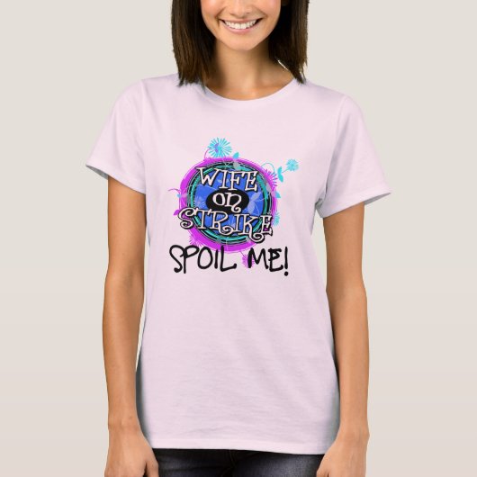 Deze vrouw is in staking! t-shirt (Voorkant)