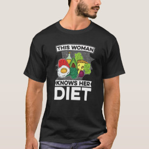 Deze vrouw kent haar dieet ketosis keto t-shirt