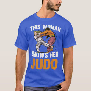 Deze vrouw kent haar Judo-Japans Judoka T-shirt